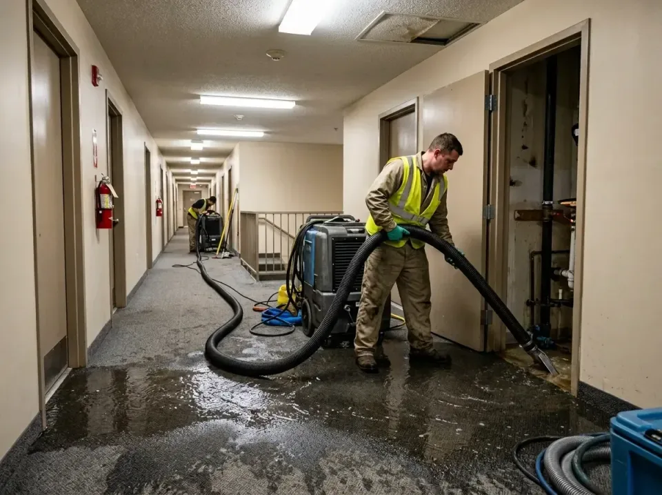 multi-unit-apartment-hallway-f-005 — frequently asked questions, Emergency Burst Pipe Water Extraction & Removal in Erwin, NC